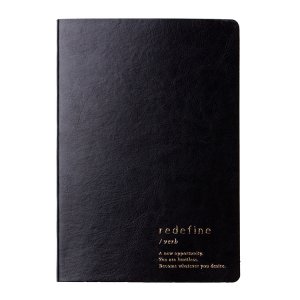 Custom Softcover PU Leather A5 College Horizontal Lines Notebook