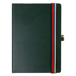 Custom  Hardcover Leatherette A5 Business Grid Undated Planner Notebook