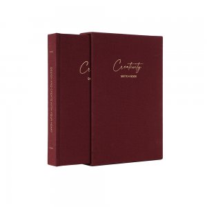 Kiaace Custom Case Binding Linen Fabric Cover Sketch Book With Slip Case