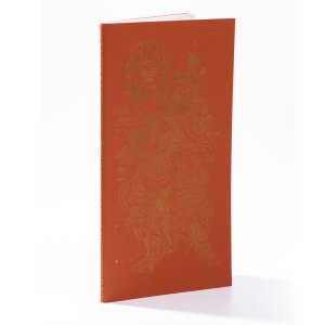 Custom Softcover Sewing Binding Saddle Stitching B6 Gold Foil Stamping Blank Notebook