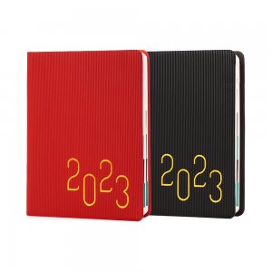 Custom A6 PU leather Softcover 2023 Planner Notebook
